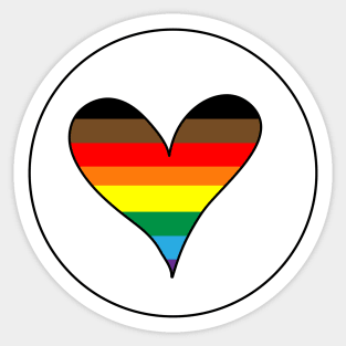 Love is Love: QPoC Pride Sticker